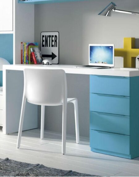 Escritorio con cajonera