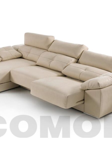 Sofá chaise longue ELIO con relax motor