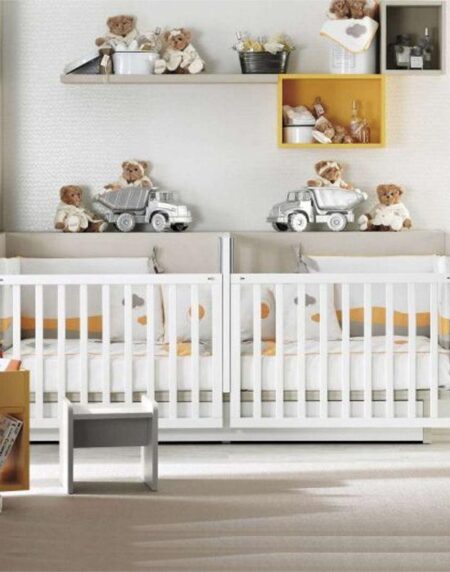 Cuna convertible gemelar duo