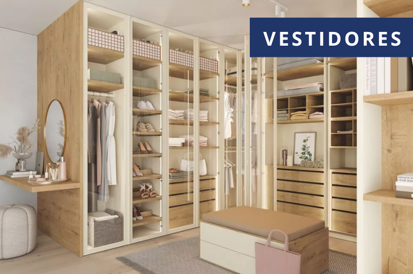 Ambiente para la categoría Vestidores de Muebles Leandro