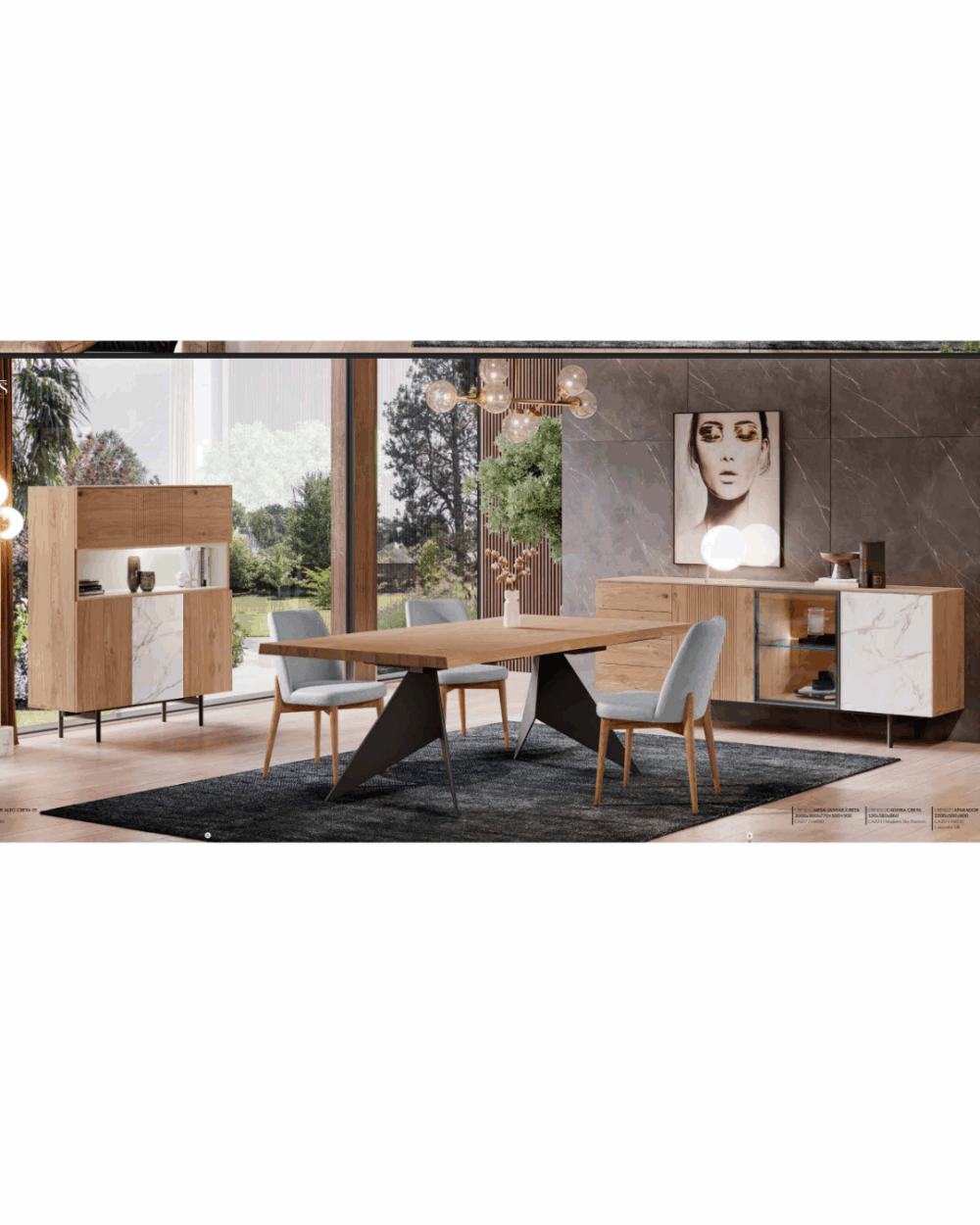 Mesa extensible Creta - Imagen 2