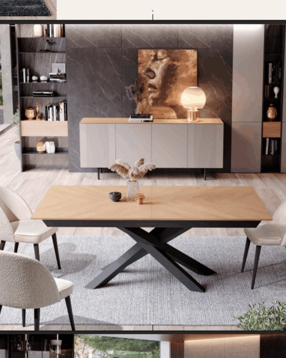 Mesa extensible Hidra
