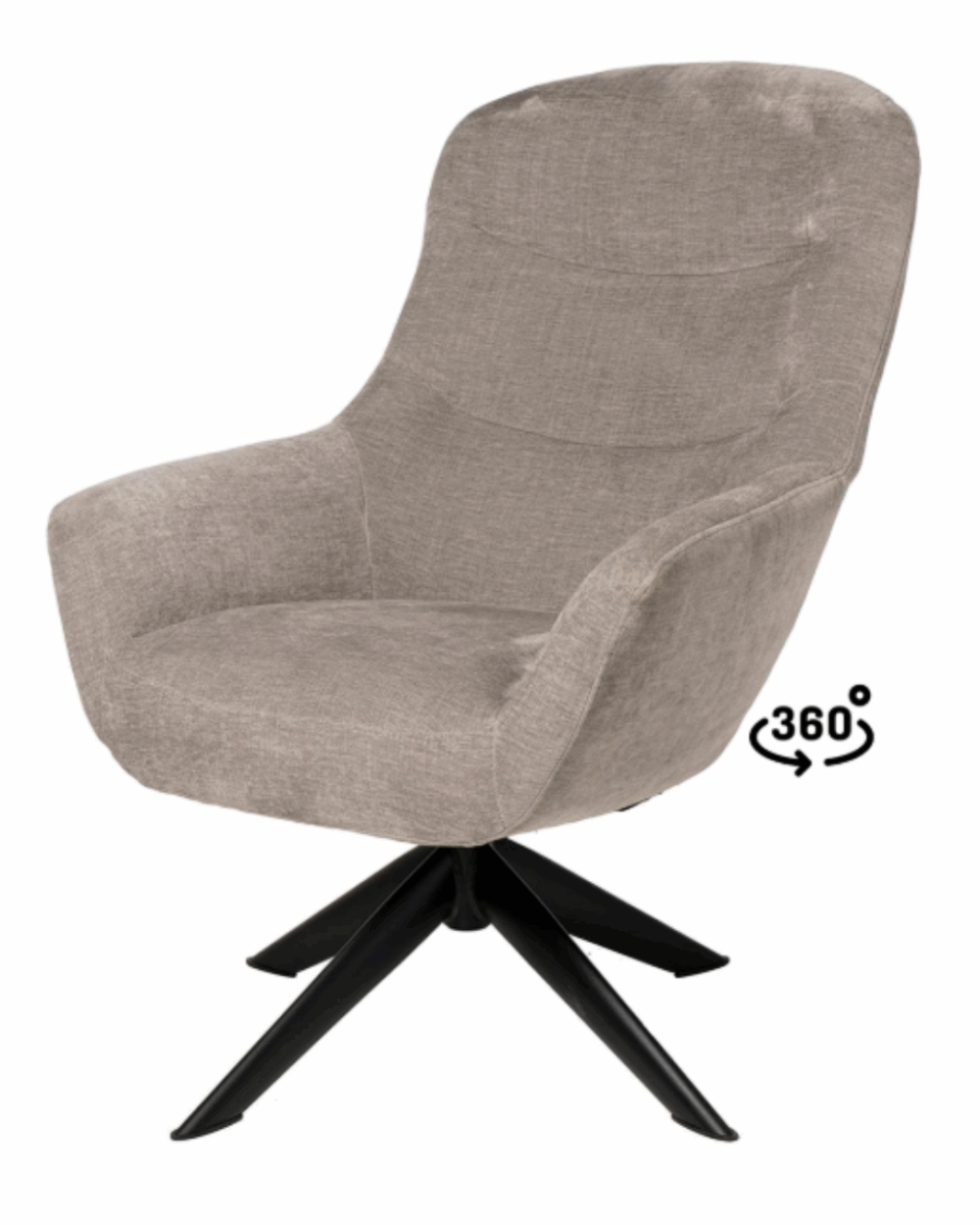 Butaca BOLONIA gris claro - Imagen 2