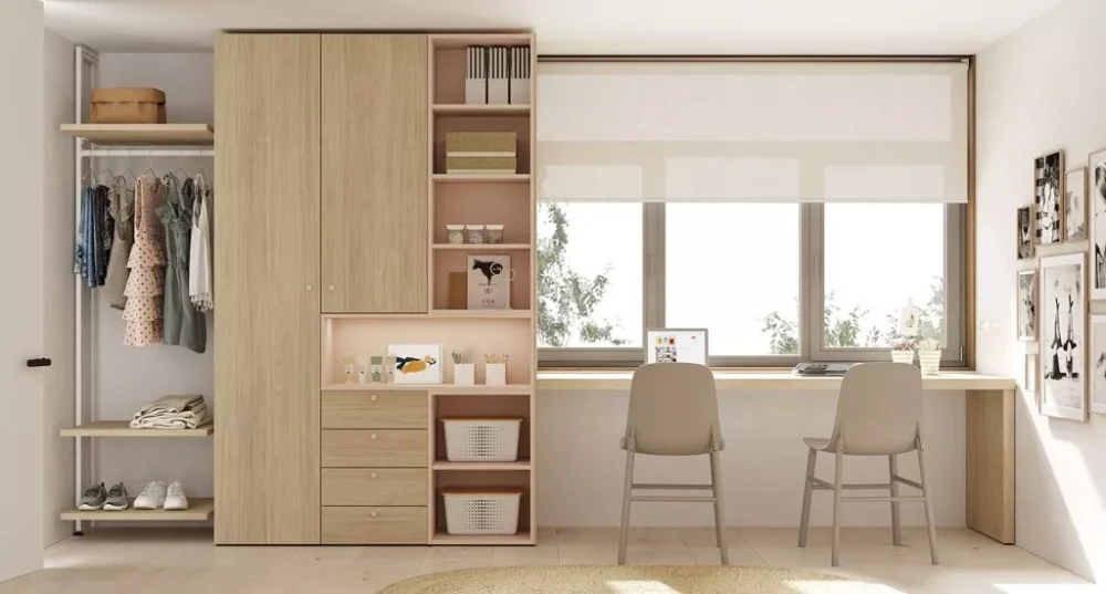 Dormitorio juvenil dos camas - Imagen 2