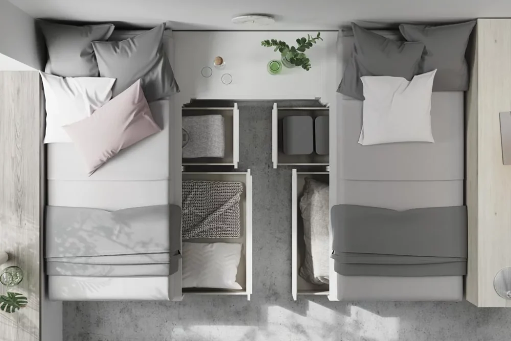 Dormitorio de dos camas - Imagen 2