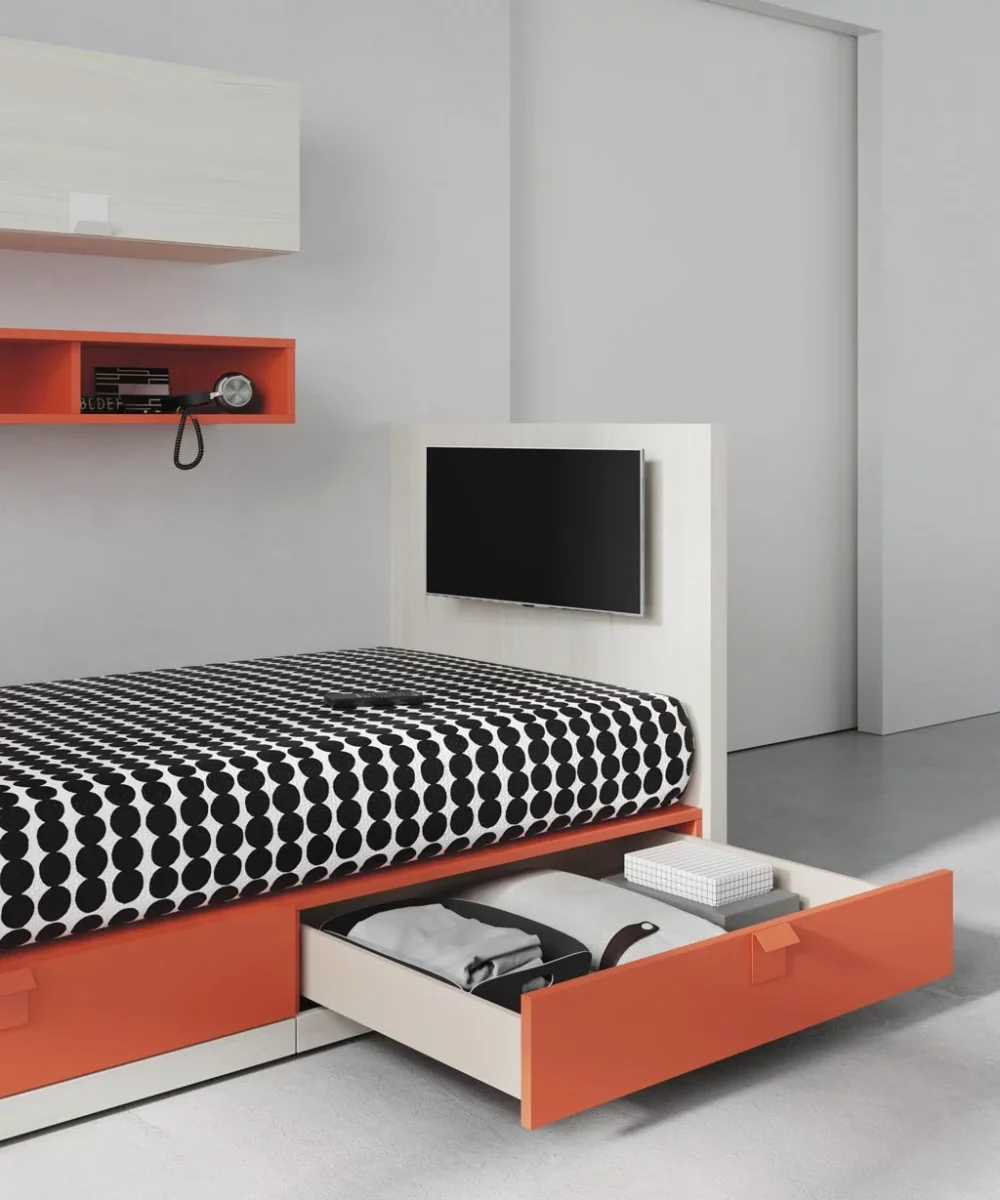 Cama nido con TV - Imagen 3