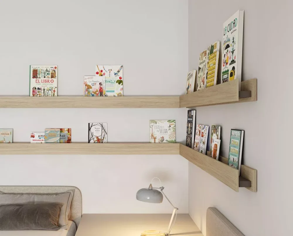 Dormitorio de dos camas cubo - Imagen 3