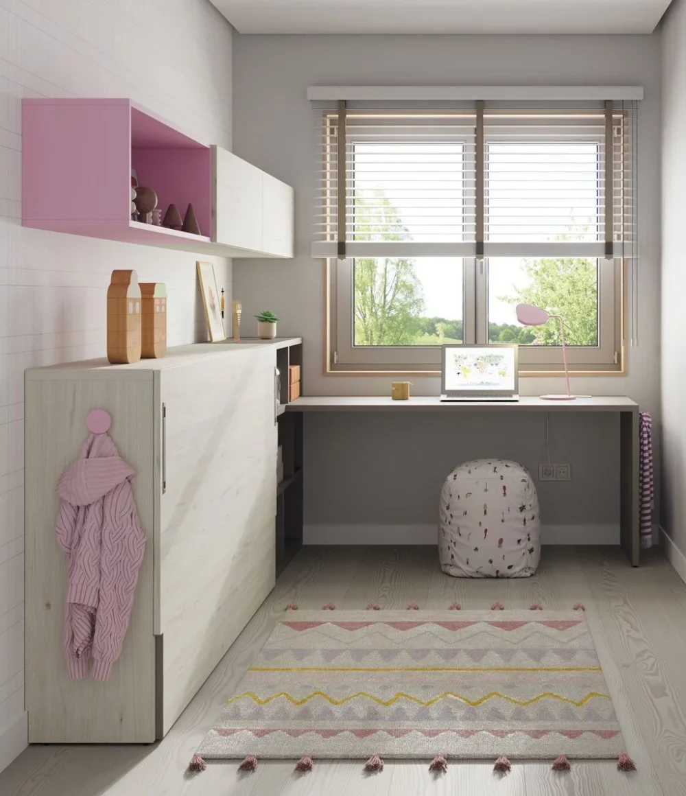 Cama y escritorio abatibles - Imagen 2
