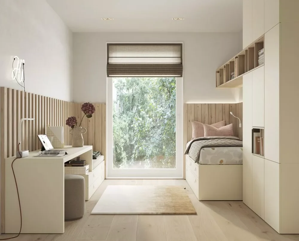 Dormitorio juvenil neutro - Imagen 5