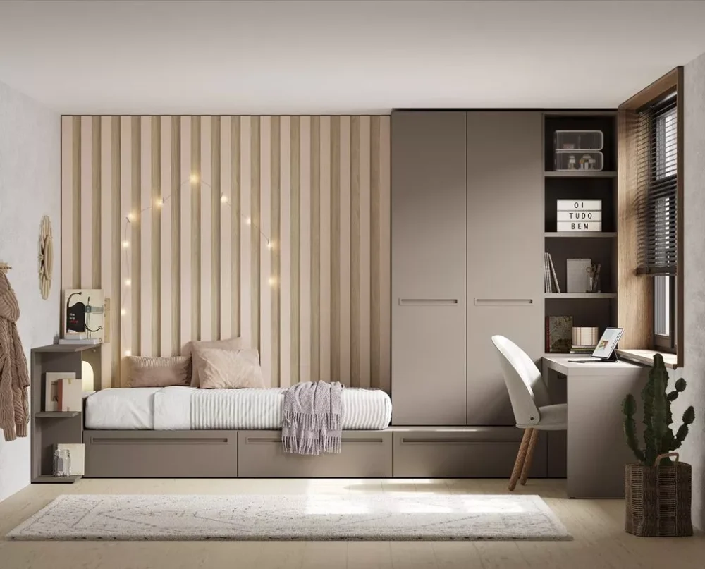 Cama cubo con listones