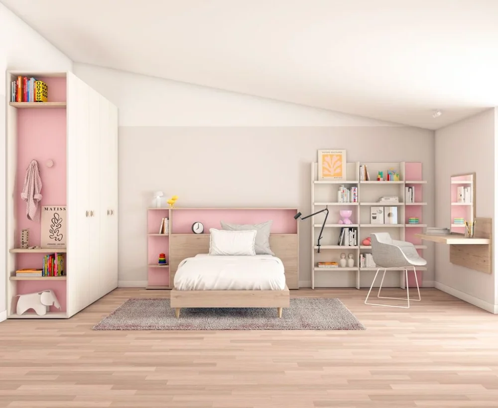 Dormitorio juvenil vintage