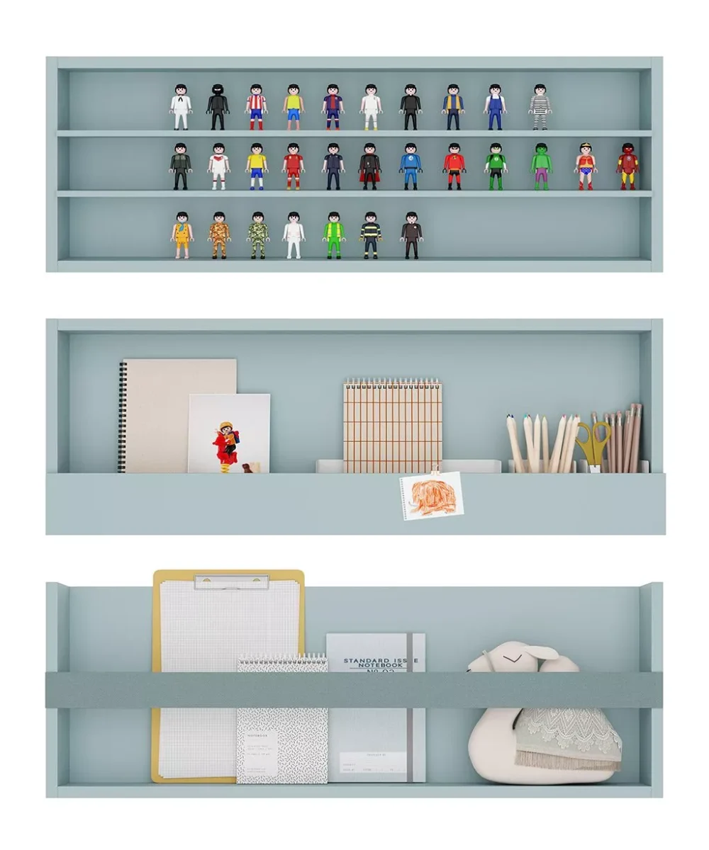 Cama modular con escritorio flotante - Imagen 5