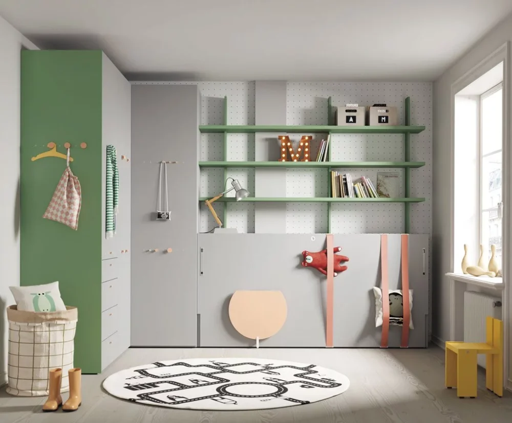 Cama abatible con estantería - Imagen 3