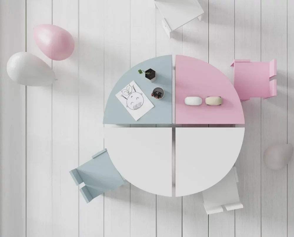 Mesa arco infantil Pukka