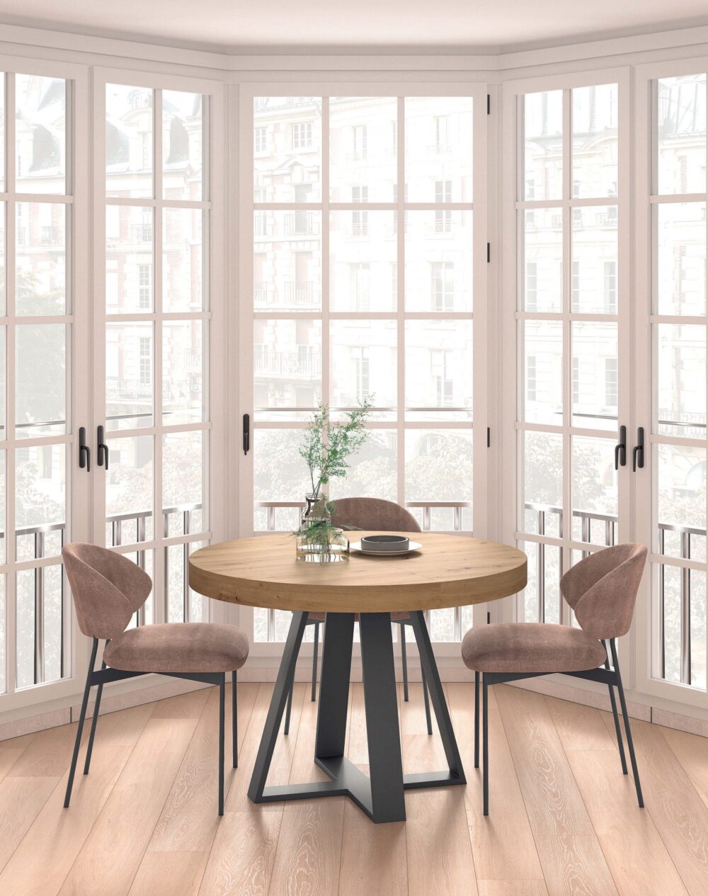 Mesa comedor extensible N239