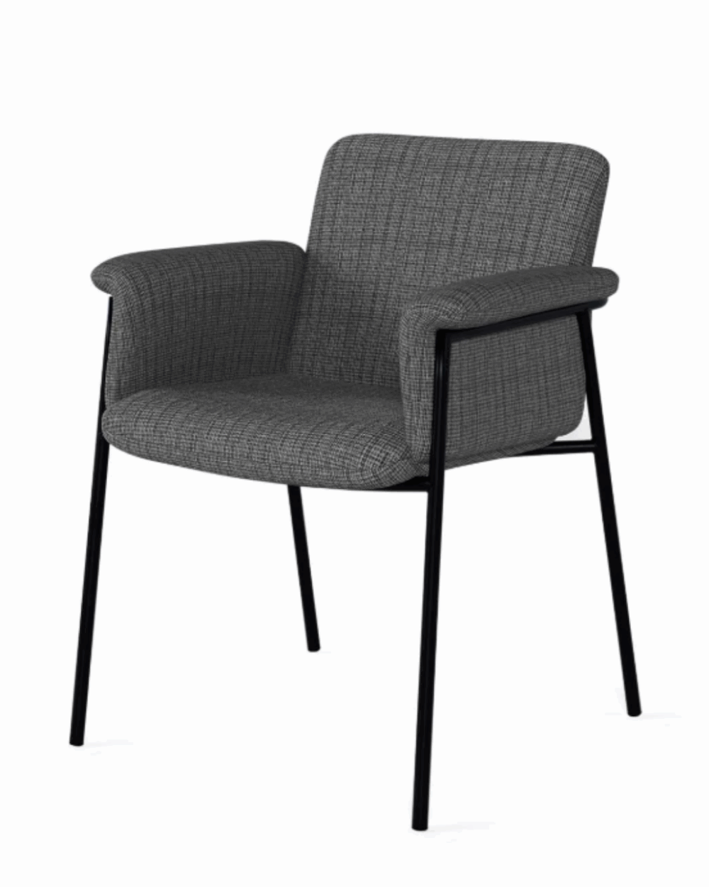 Silla CAROLYN gris oscuro