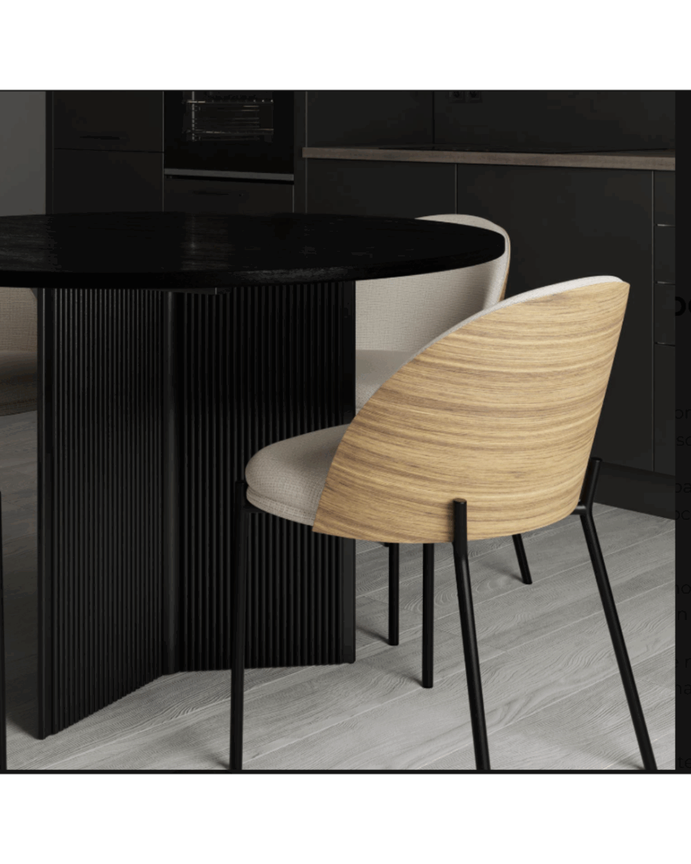 Silla CASANDRA beige - Imagen 7