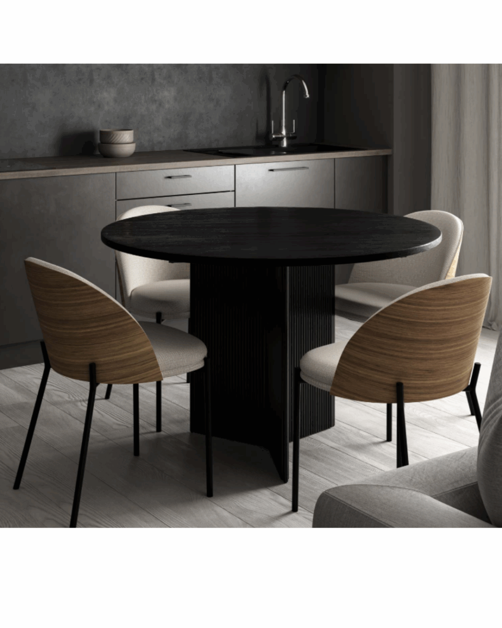Silla CASANDRA beige - Imagen 5