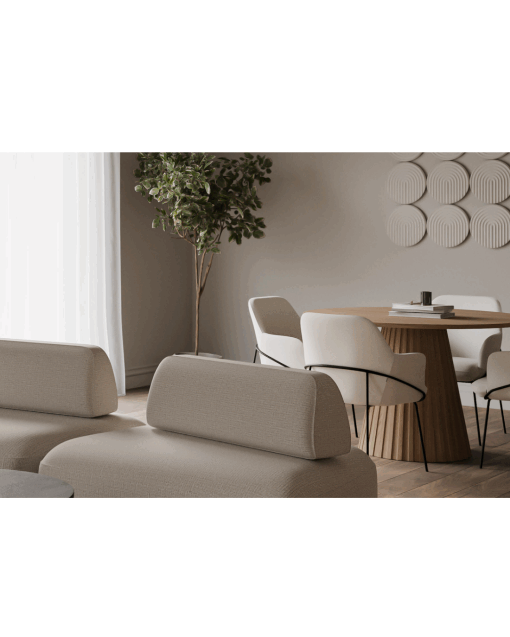 Silla ABIGAIL beige - Imagen 5