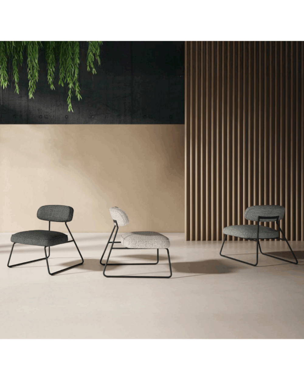 Silla NICOSIA gris oscuro - Imagen 6