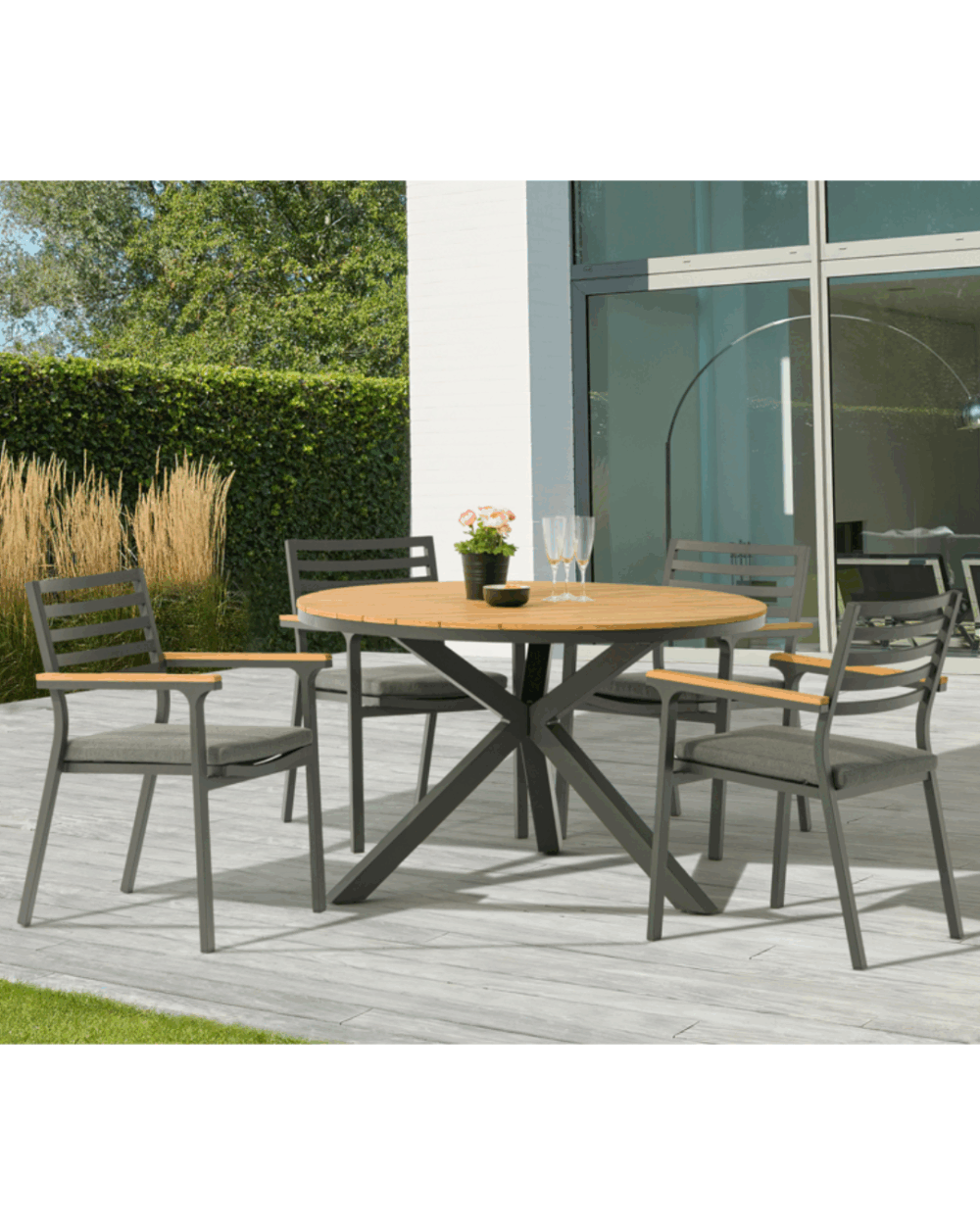 Silla de aluminio Broome