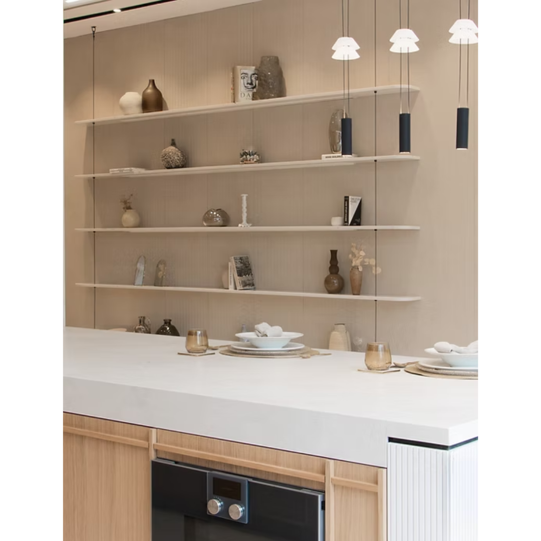 Cocina blanco y roble - Imagen 6