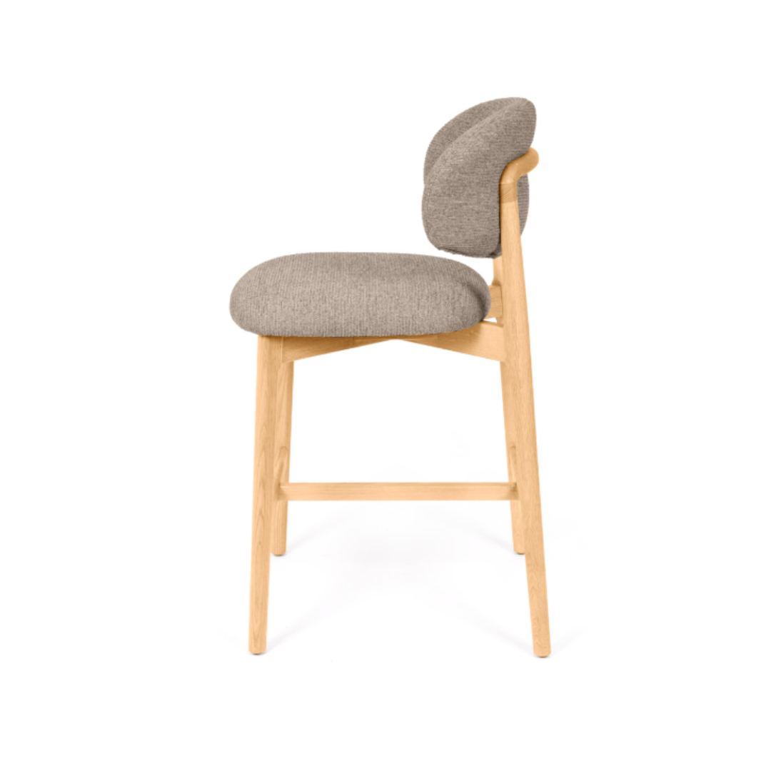 TABURETE BAJO RENZO TAUPE - Imagen 3