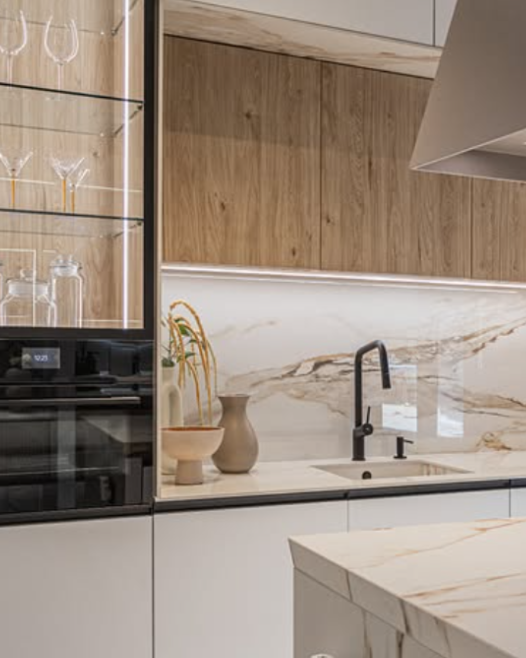 Cocina blanca lacada