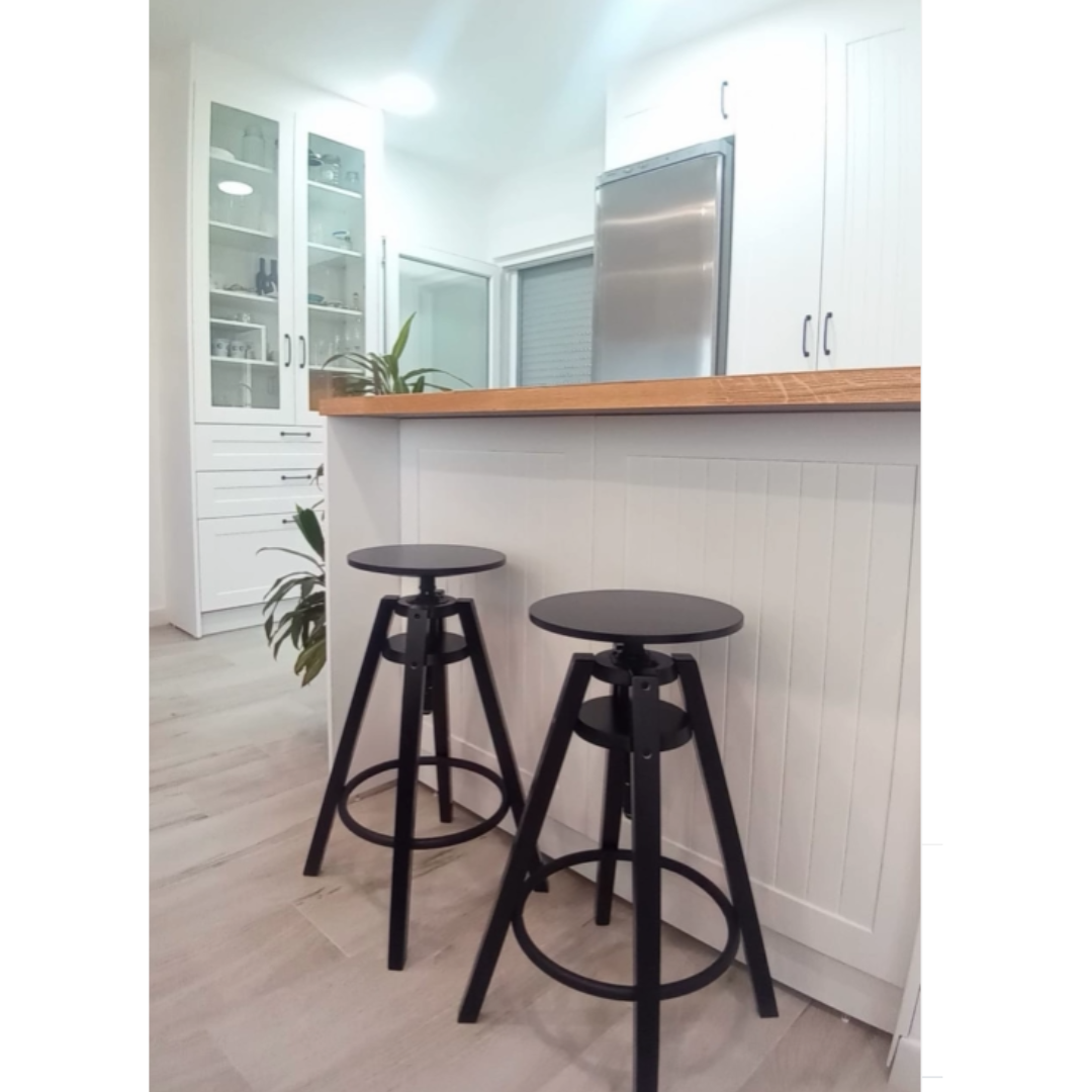 Cocina roble y blanca - Imagen 3