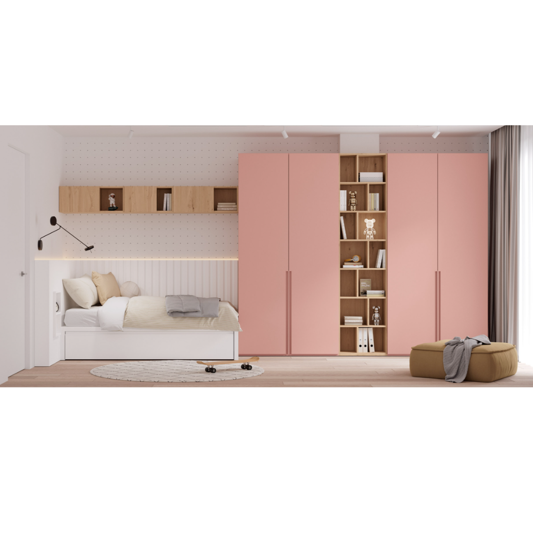 Cama nido con listones rosa - Imagen 3