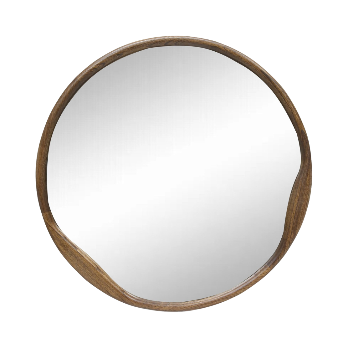 Espejo circular irregular