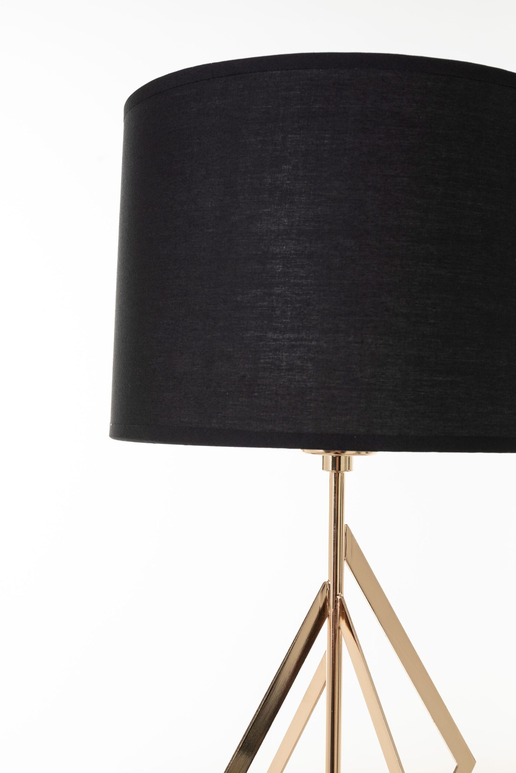 Lámpara de mesa negro y oro - Imagen 3