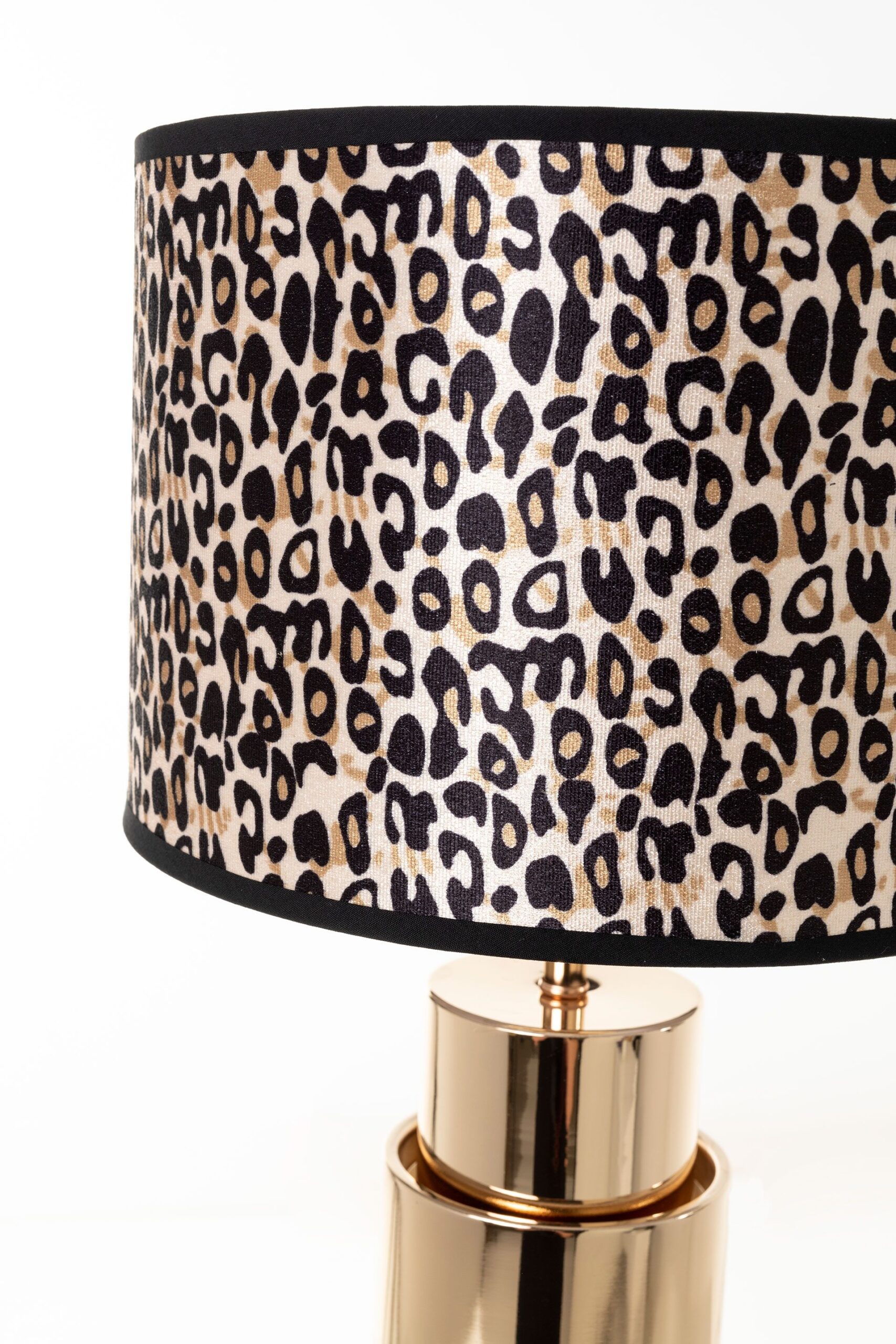 Lámpara cromado oro animal print - Imagen 3