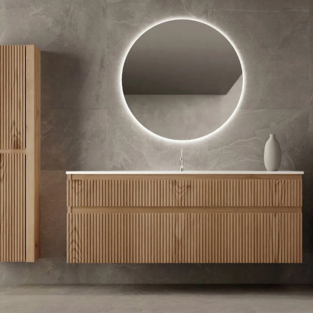 Baño Alpes madera maciza